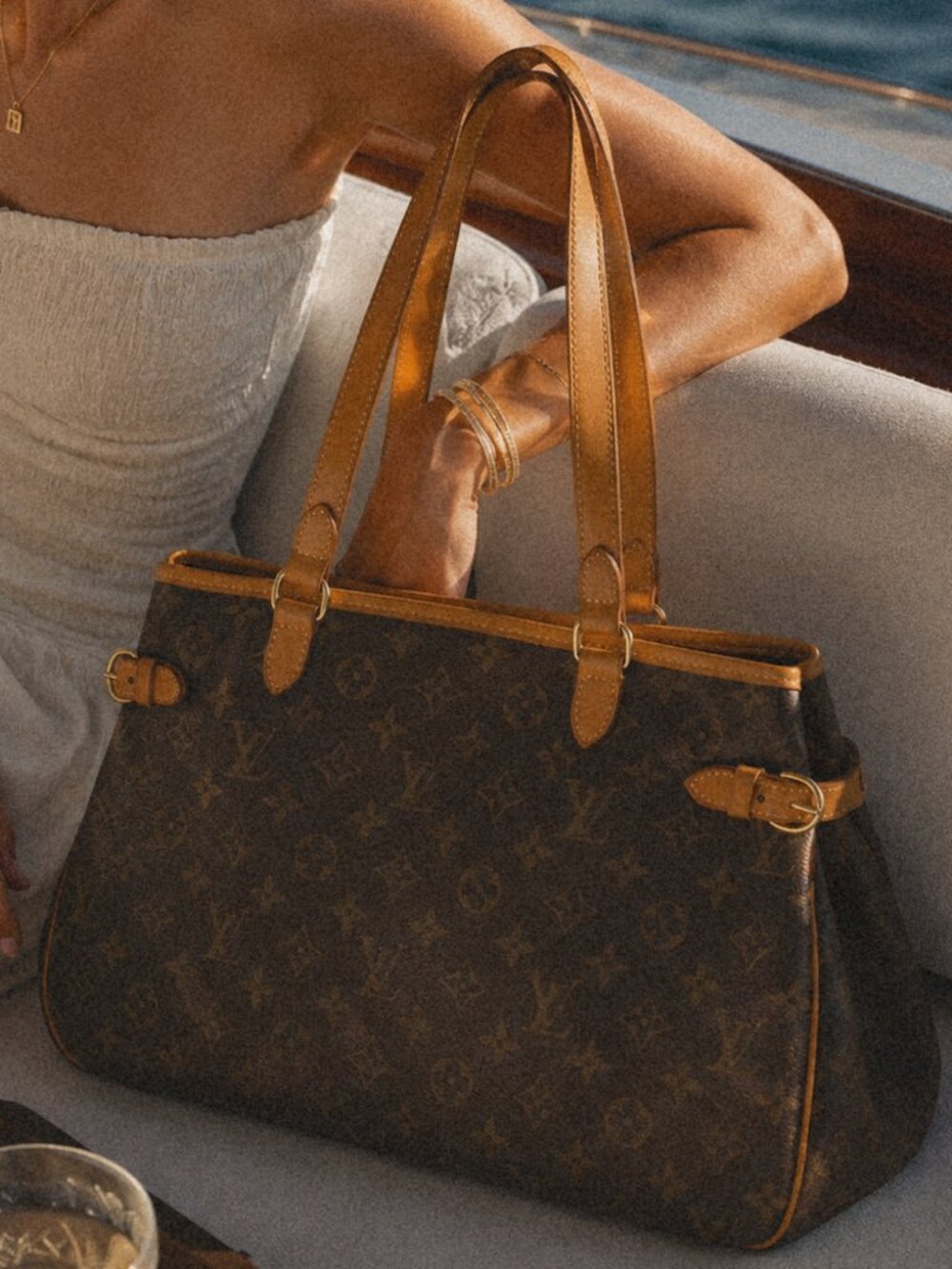 Louis Vuitton Batignolles Horizontal Monogram Canvas Tote Bag M51154 with COA
